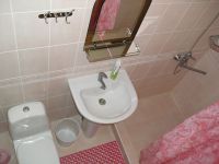 Совместимый санузел с душем гостевого дома Галина в Анапе